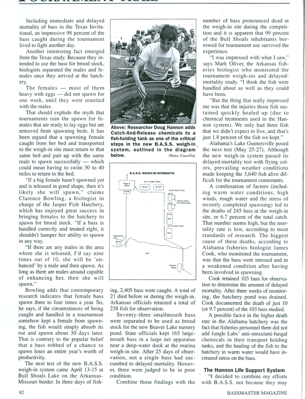 Tim Tucker from the September/October 1988 issue of bassmaster Magazine p3